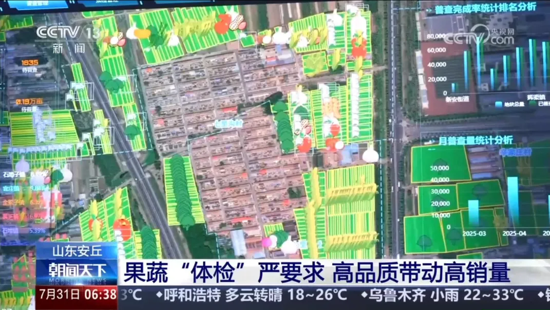 央視《朝聞天下》聚焦蒼穹數(shù)碼農(nóng)產(chǎn)品質(zhì)量安全平臺，創(chuàng)新方案實力“出圈”