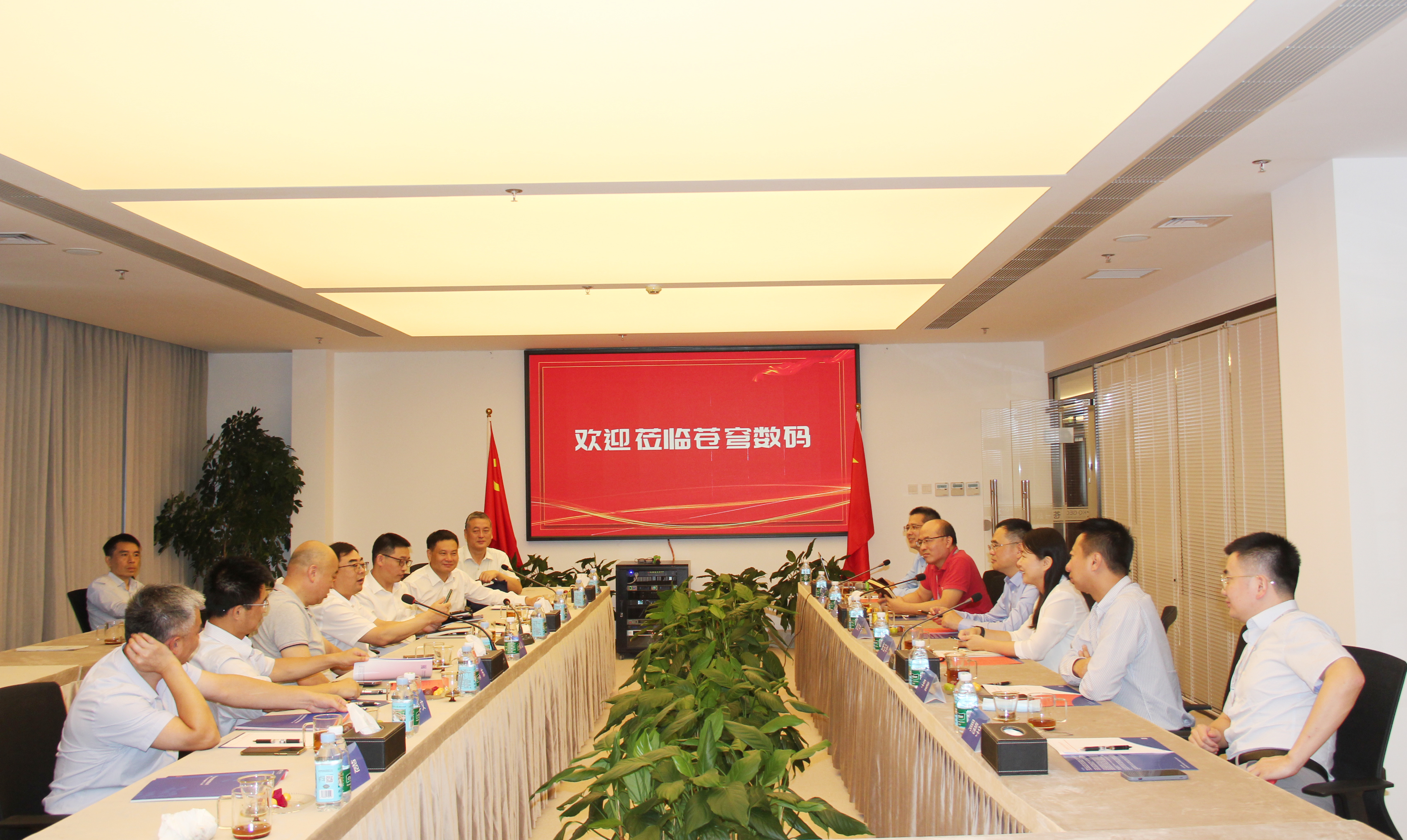 合肥市政府副市長、黨組成員朱勝利一行調研蒼穹數(shù)碼